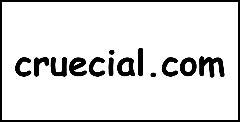 cruecial.com