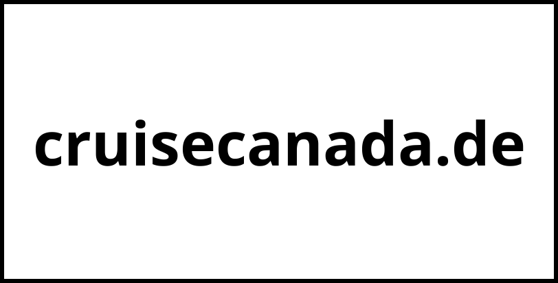cruisecanada.de