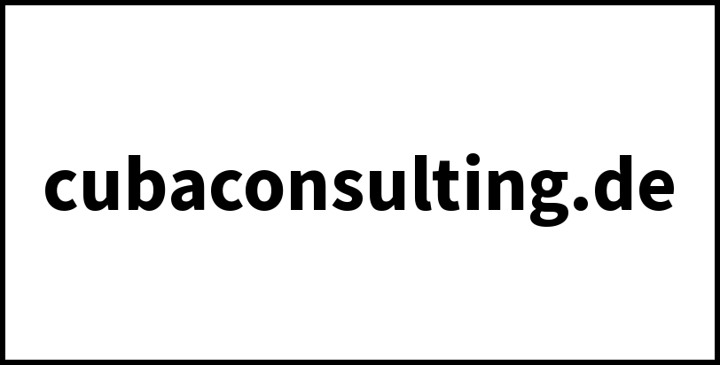 cubaconsulting.de
