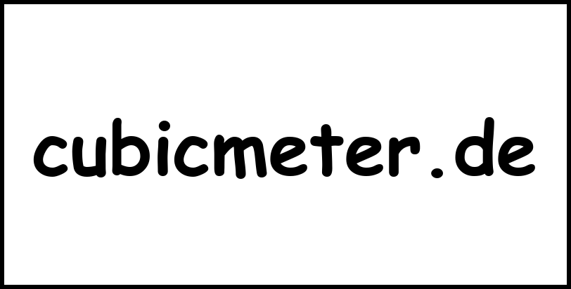 cubicmeter.de