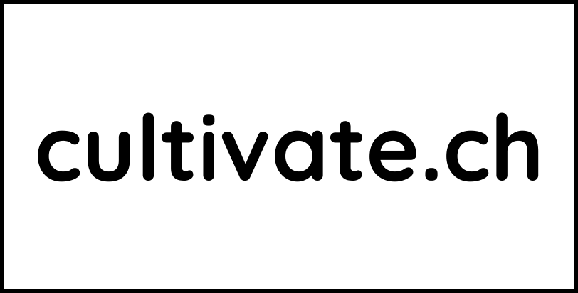 cultivate.ch