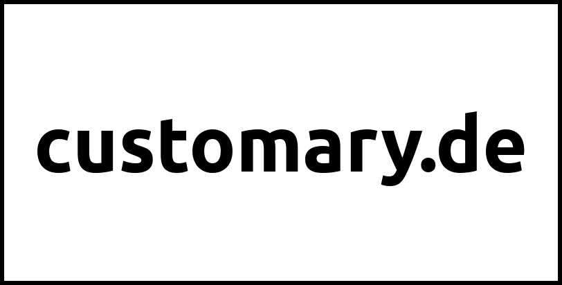 customary.de