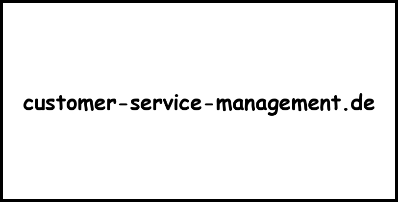 customer-service-management.de