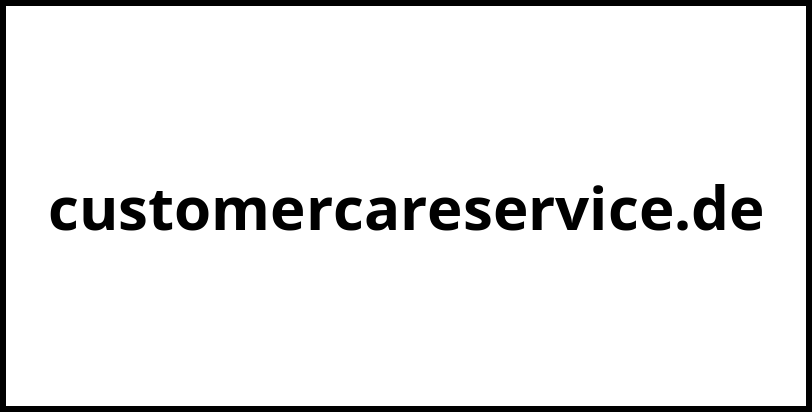 customercareservice.de