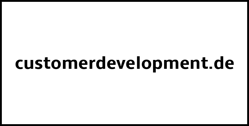 customerdevelopment.de