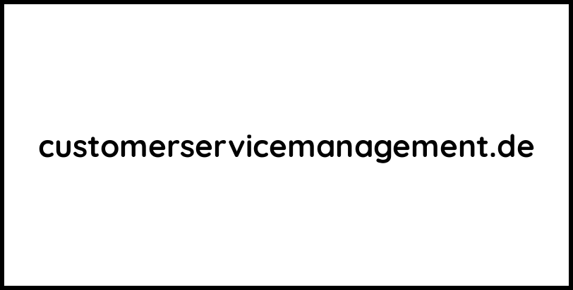 customerservicemanagement.de