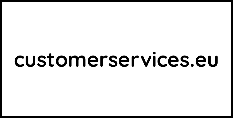 customerservices.eu