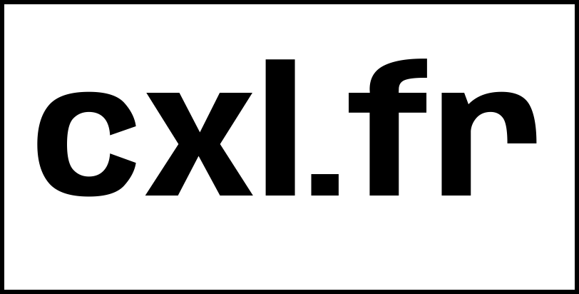 cxl.fr