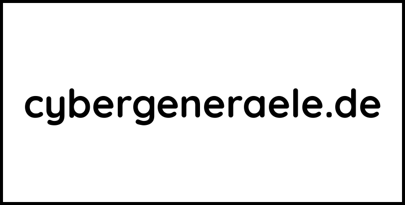 cybergeneraele.de