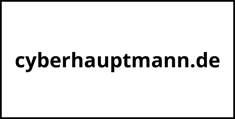cyberhauptmann.de
