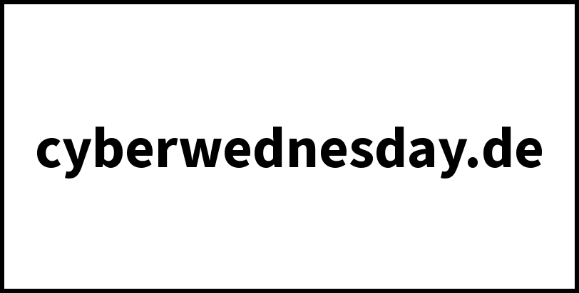 cyberwednesday.de