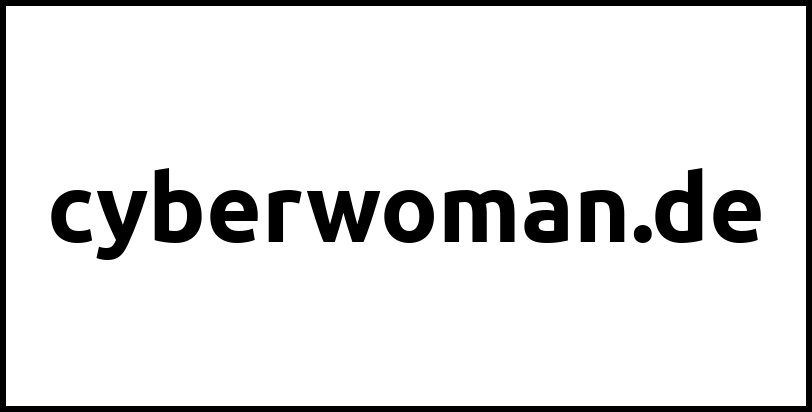 cyberwoman.de
