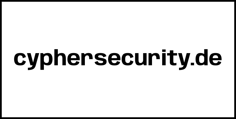 cyphersecurity.de