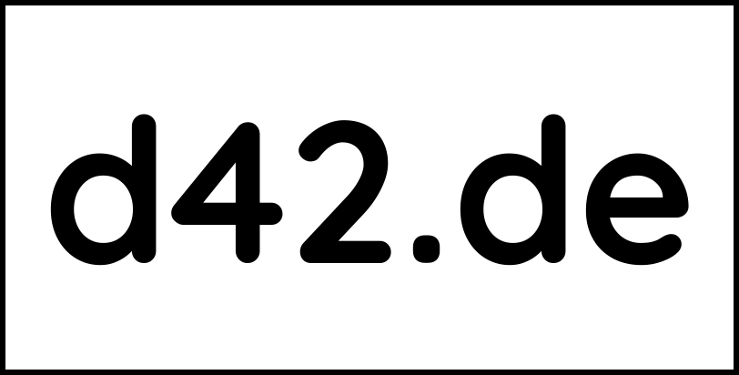 d42.de