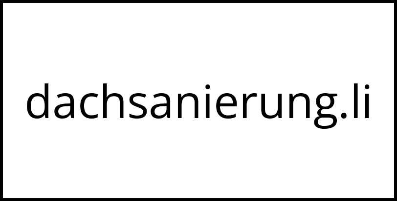 dachsanierung.li