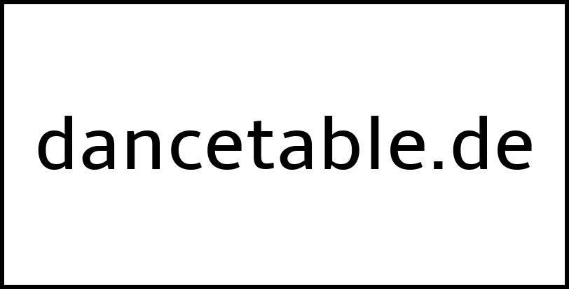 dancetable.de