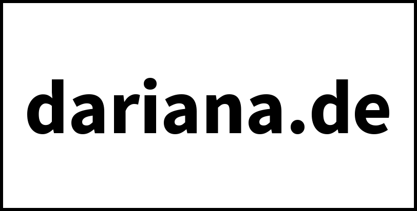 dariana.de