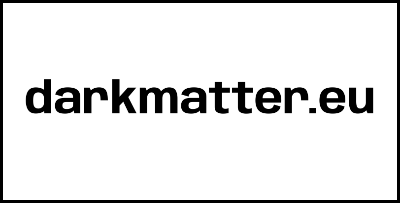 darkmatter.eu