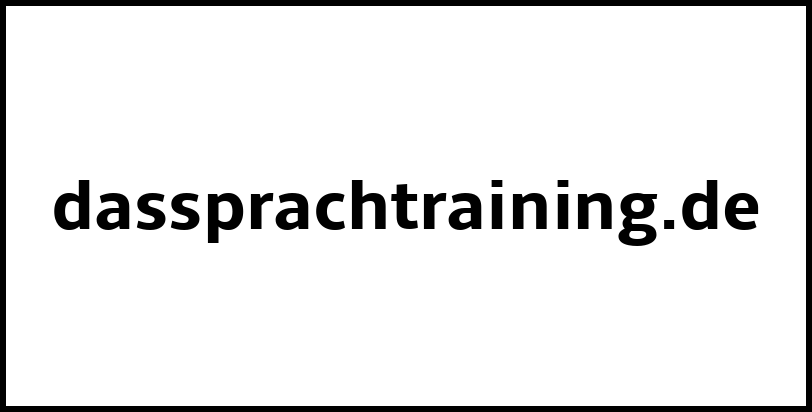 dassprachtraining.de