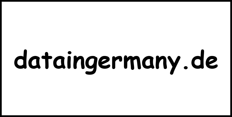 dataingermany.de