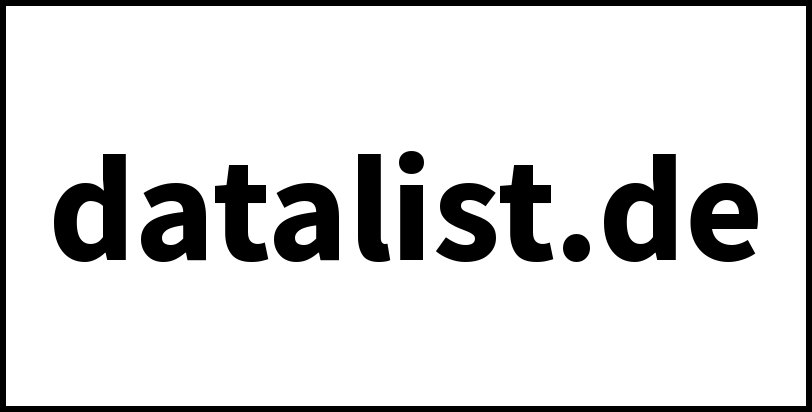 datalist.de