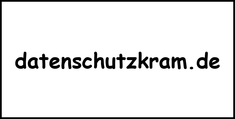 datenschutzkram.de