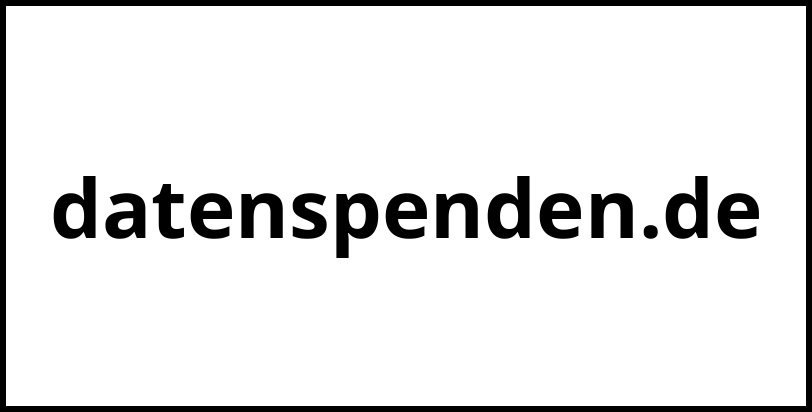 datenspenden.de