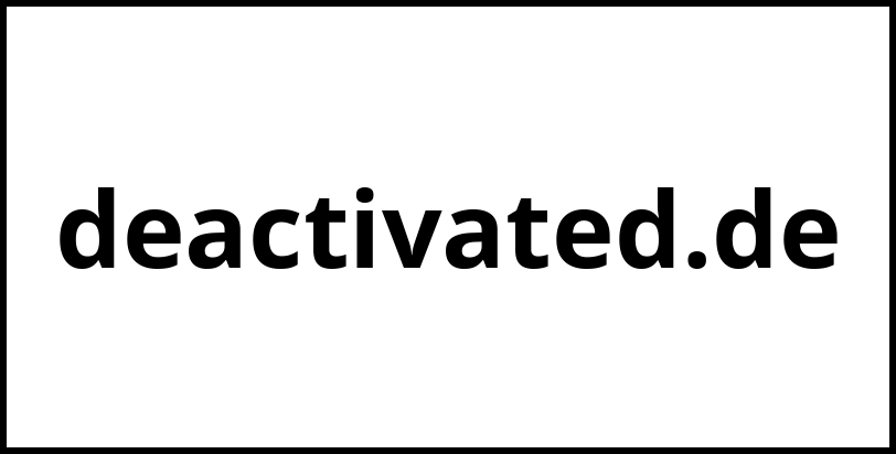 deactivated.de