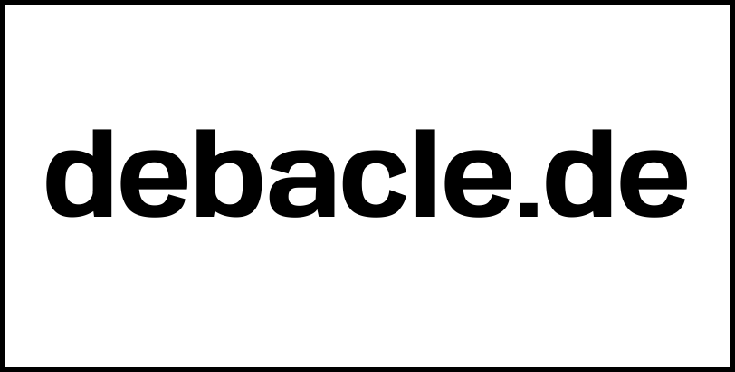debacle.de