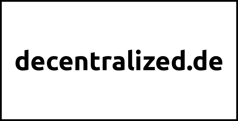 decentralized.de