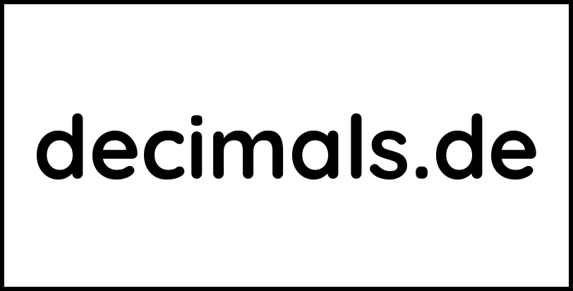 decimals.de