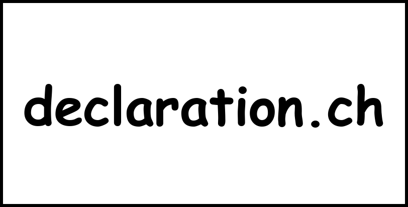 declaration.ch