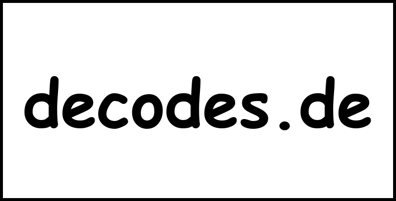 decodes.de