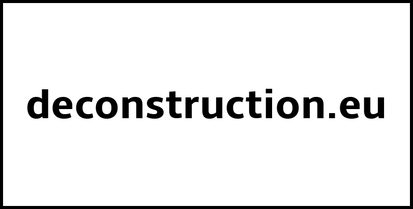 deconstruction.eu