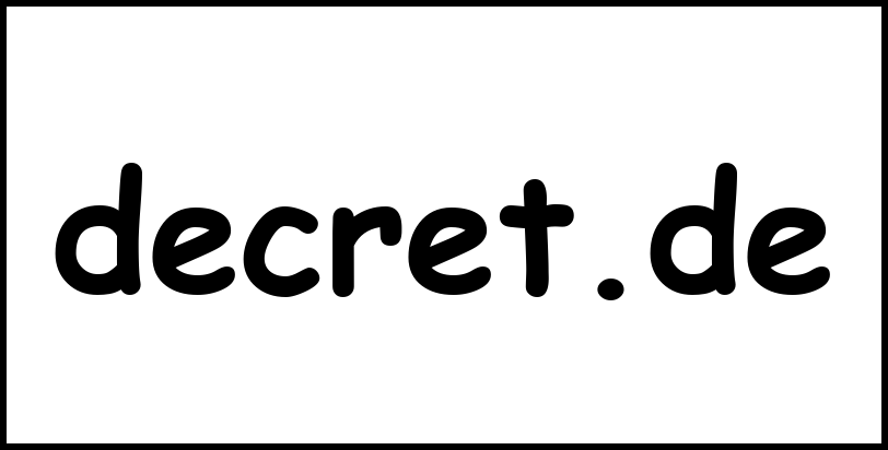 decret.de