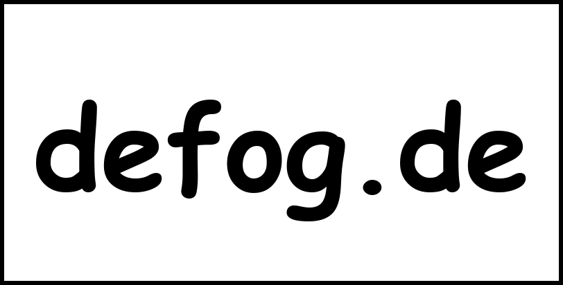 defog.de