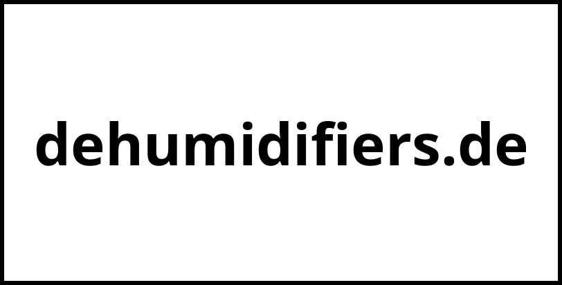 dehumidifiers.de