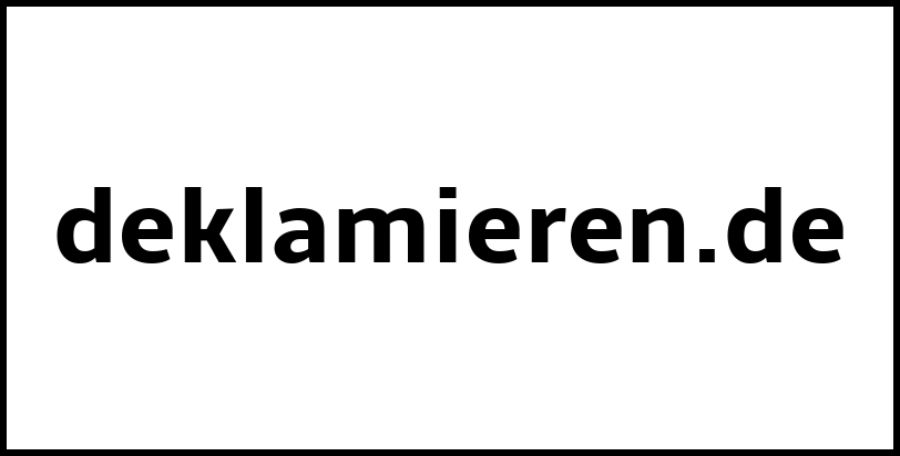 deklamieren.de