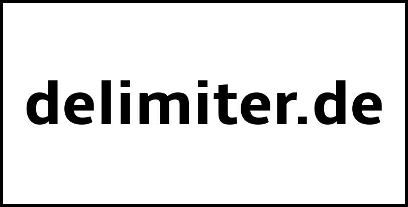 delimiter.de