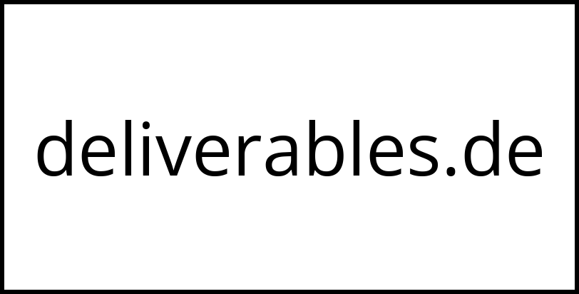 deliverables.de