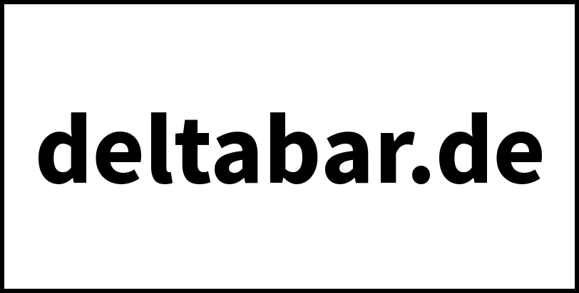 deltabar.de