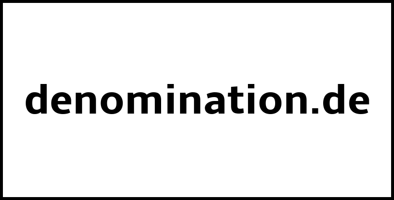 denomination.de