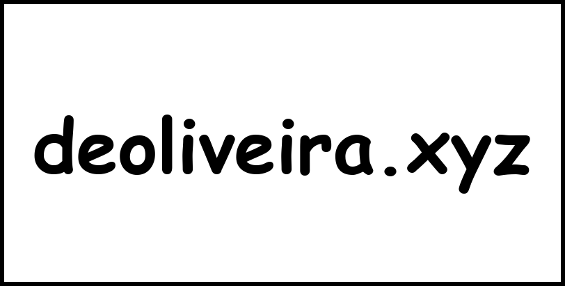 deoliveira.xyz