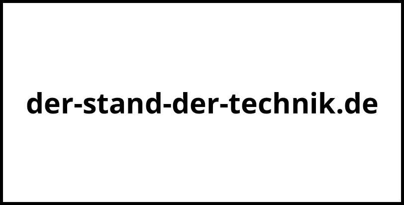 der-stand-der-technik.de
