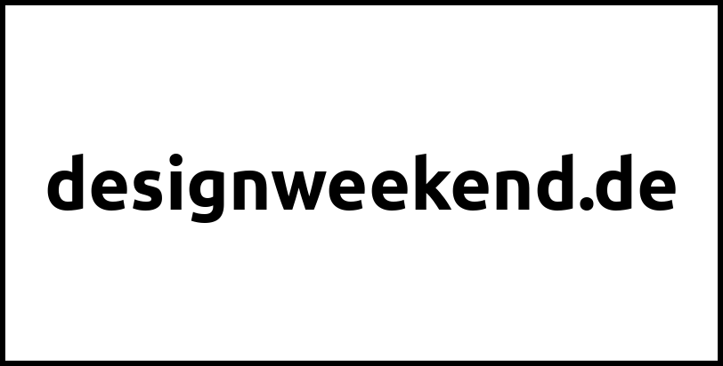 designweekend.de