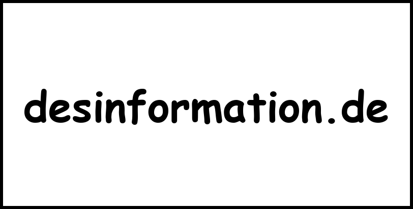 desinformation.de