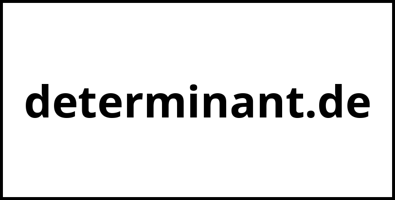 determinant.de