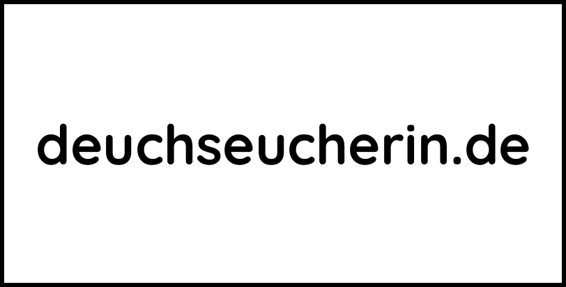 deuchseucherin.de