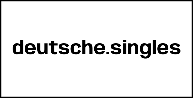 deutsche.singles