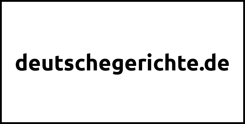 deutschegerichte.de